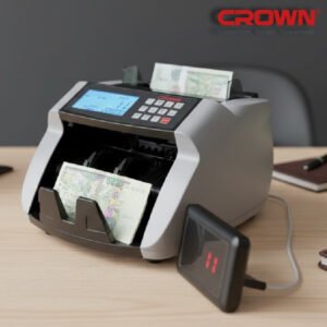 Compteuse avec détection de faux billets et 2 afficheurs CROWN CT44155